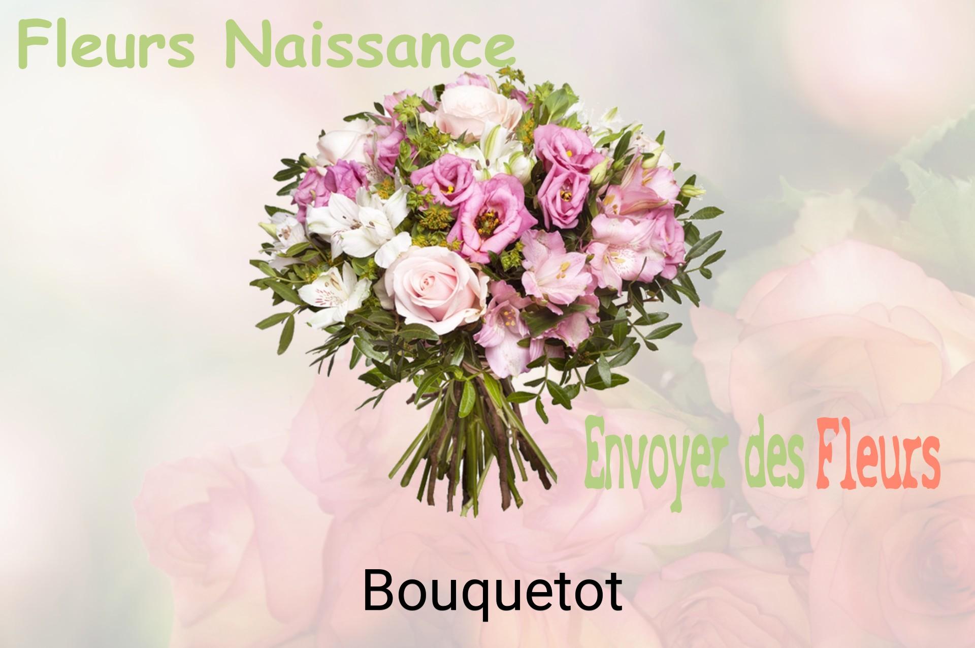 Bouquet de fleurs de naissance livré à Bouquetot